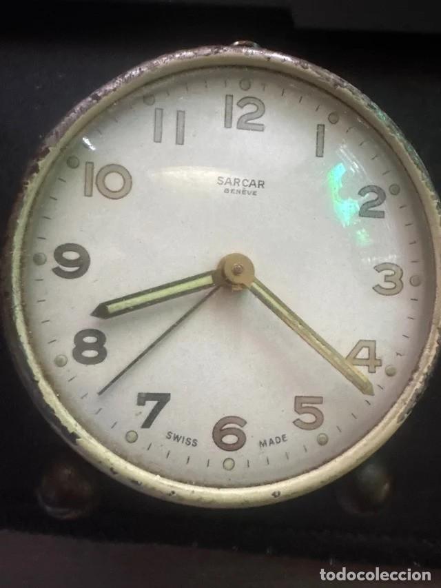 Antig&uuml;edades: Despertador Sarcar Geneve Vintage