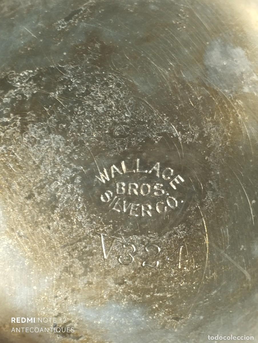 Antig&uuml;edades: CENTRO DE MESA WALLACE BROS SILVER CO - Foto 6