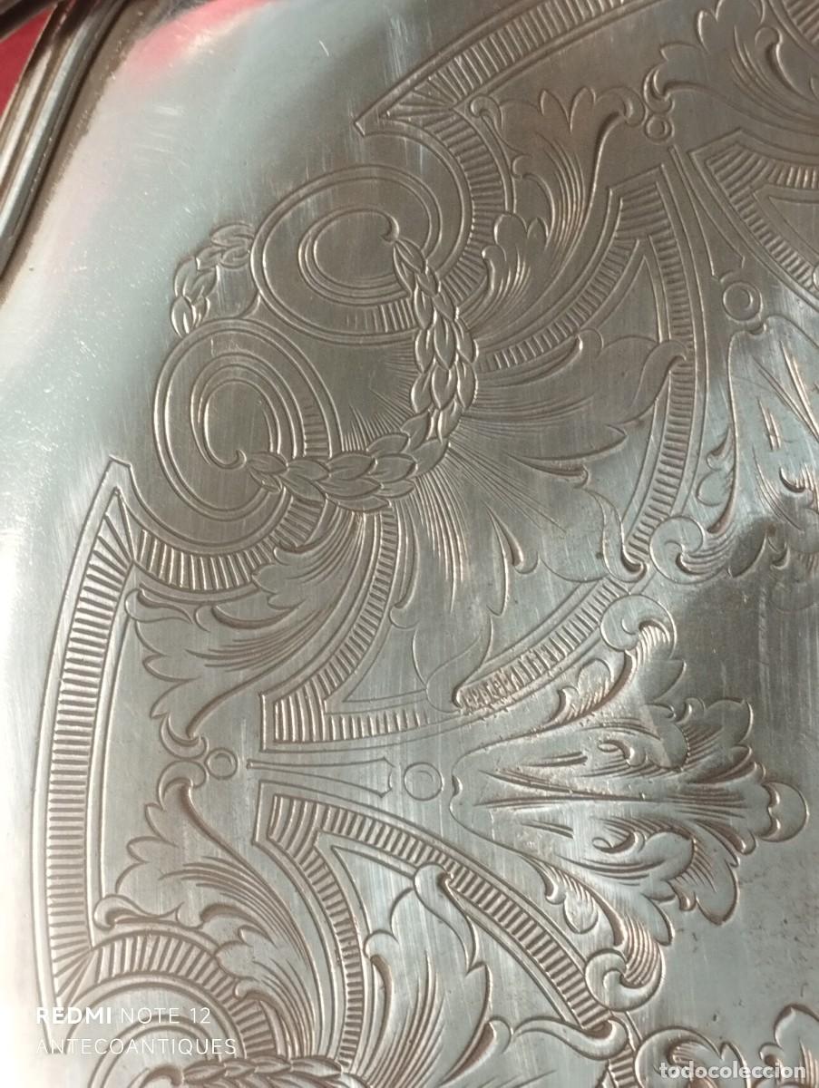 Antig&uuml;edades: CENTRO DE MESA WALLACE BROS SILVER CO - Foto 7