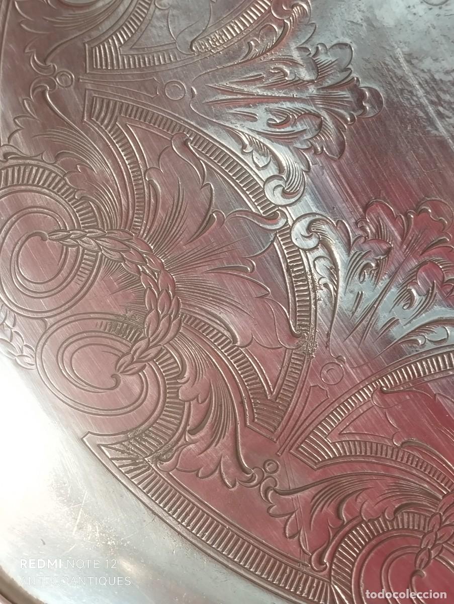 Antig&uuml;edades: CENTRO DE MESA WALLACE BROS SILVER CO - Foto 8
