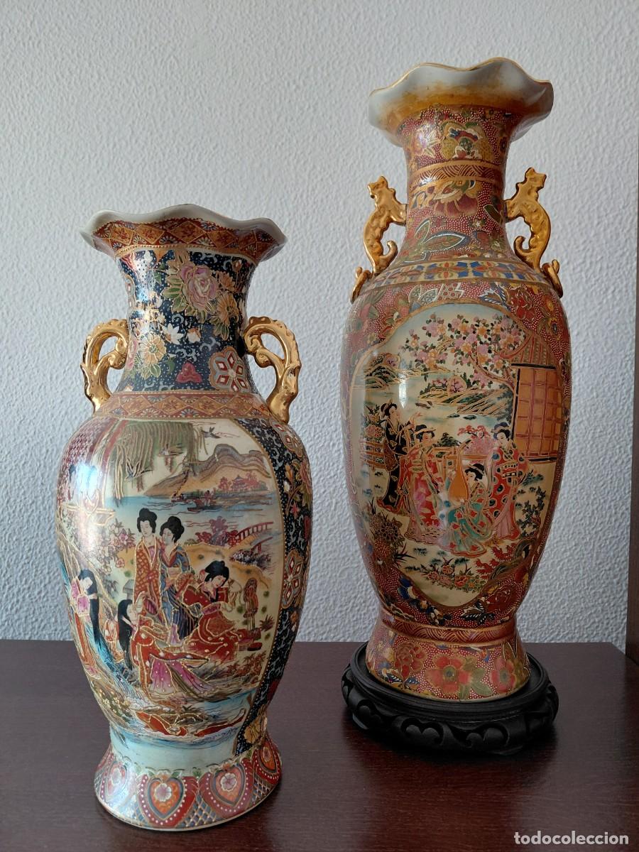 Antig&uuml;edades: Pareja de jarrones chinos - Foto 1