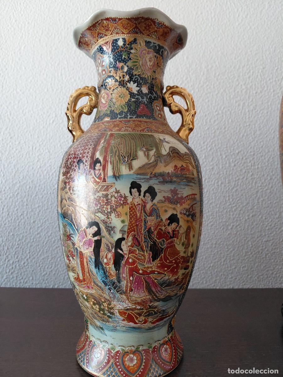Antig&uuml;edades: Pareja de jarrones chinos - Foto 2