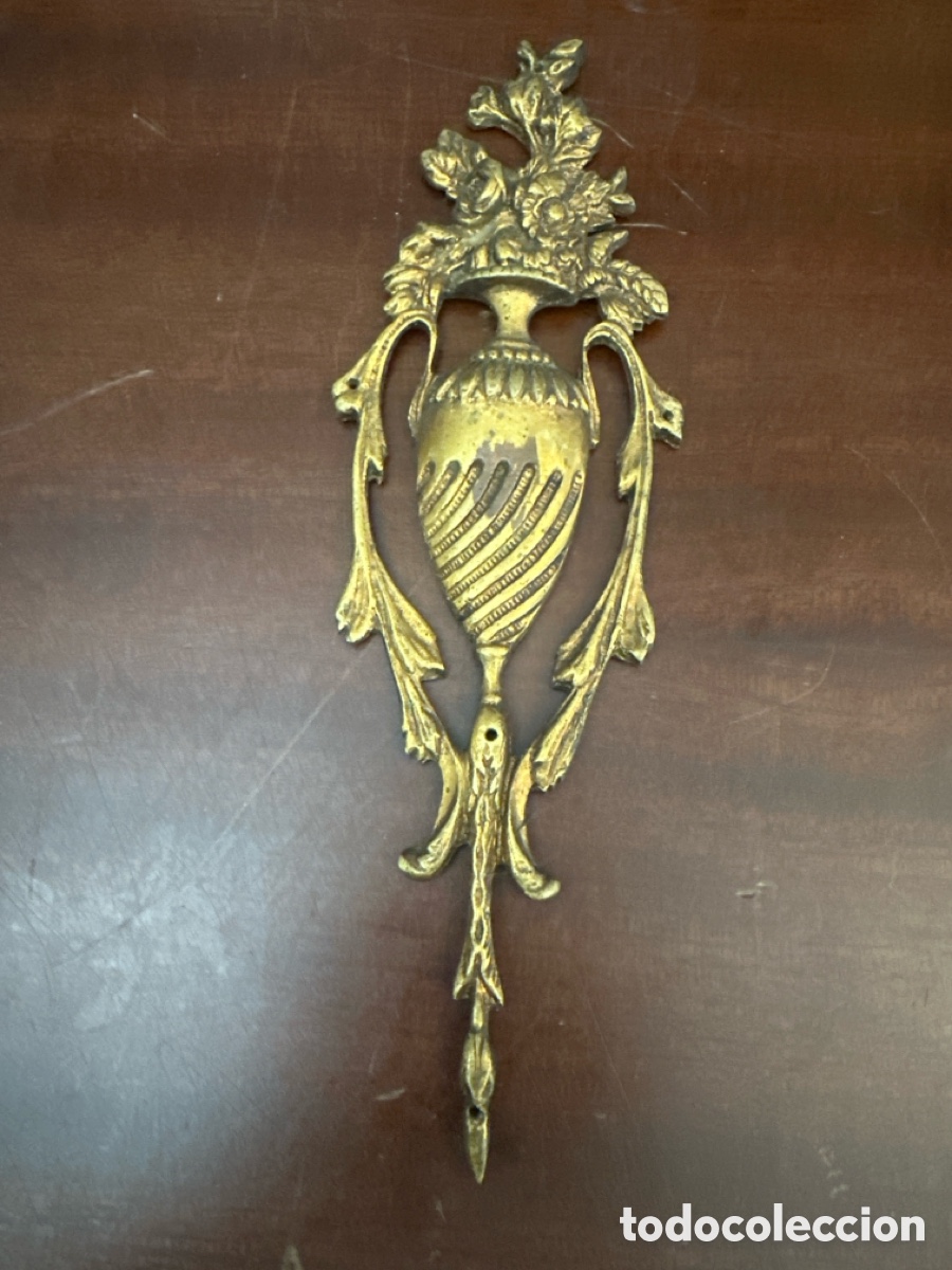 Antig&uuml;edades: PLACA DECORATIVA PARA MUEBLE EN BRONCE