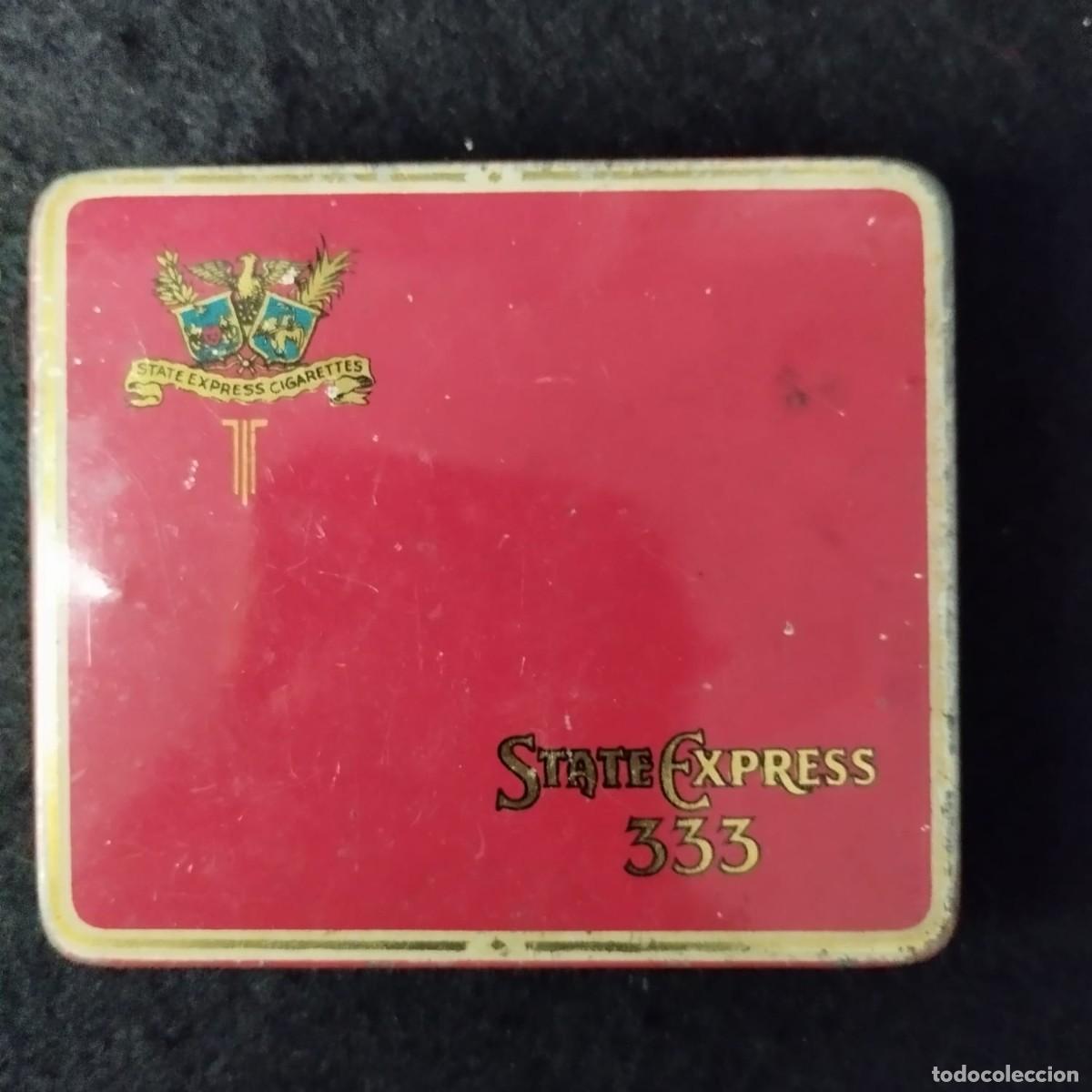 Antig&uuml;edades: CAJA DE CIGARRILLOS STATE EXPRESS 333