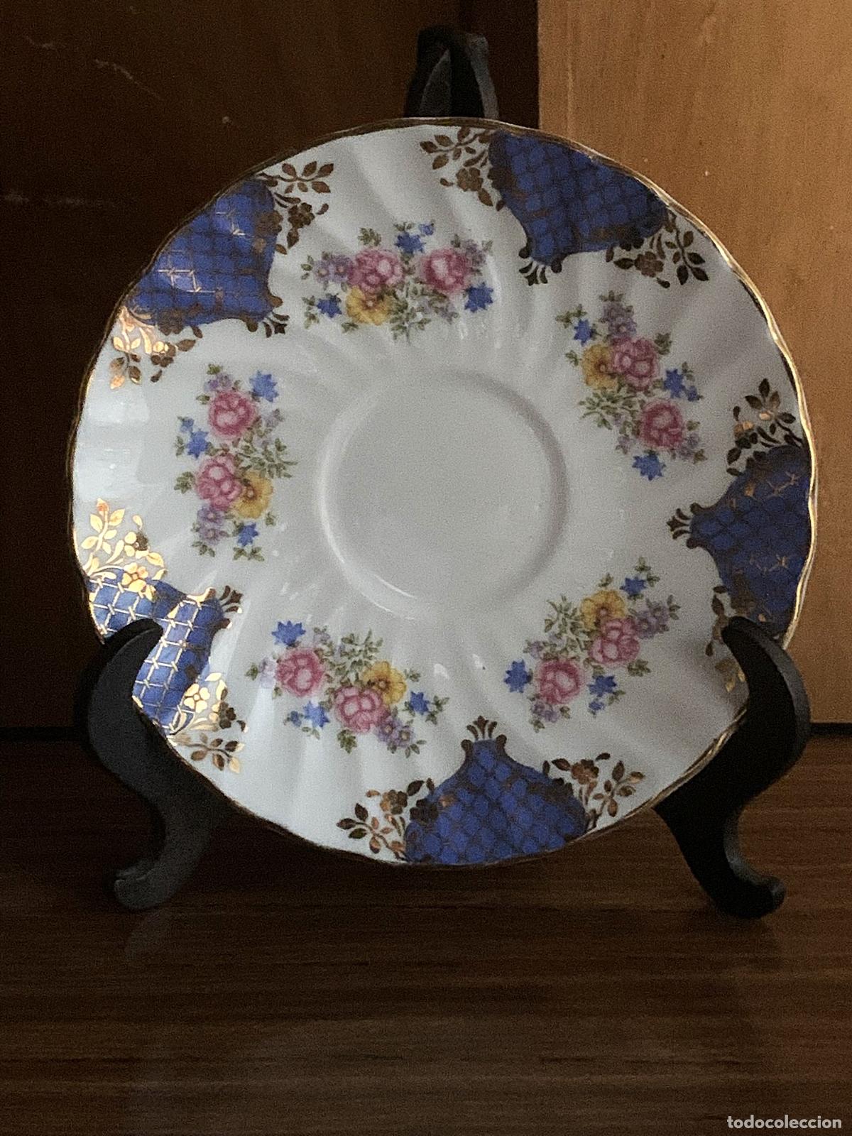 Antig&uuml;edades: Plato de Pan o Taza 14,5 cm Porcelana Hudson & Middleton - Lady Diana - Hudson & Middleton