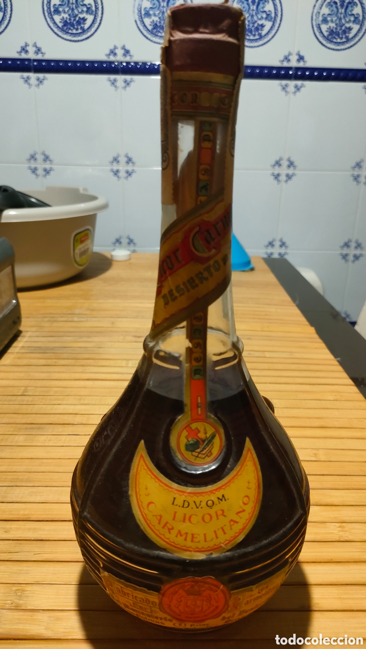 Antig&uuml;edades: LICOR BOTELLA BENICASSIM - Foto 1