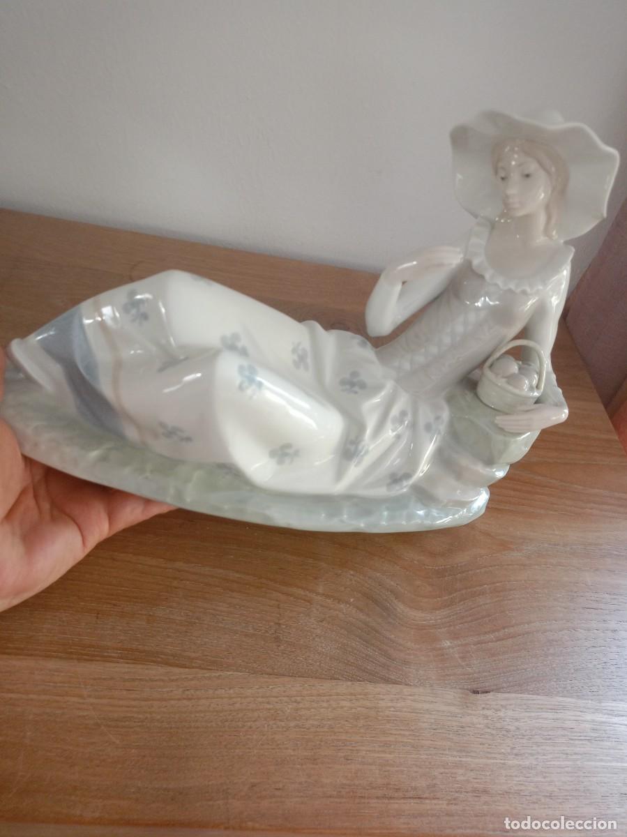 Antiquit&eacute;s: NAO DE LLADR&Oacute;. CHICA CON FRUTAS A&Ntilde;OS '70s. IMPECABLE.