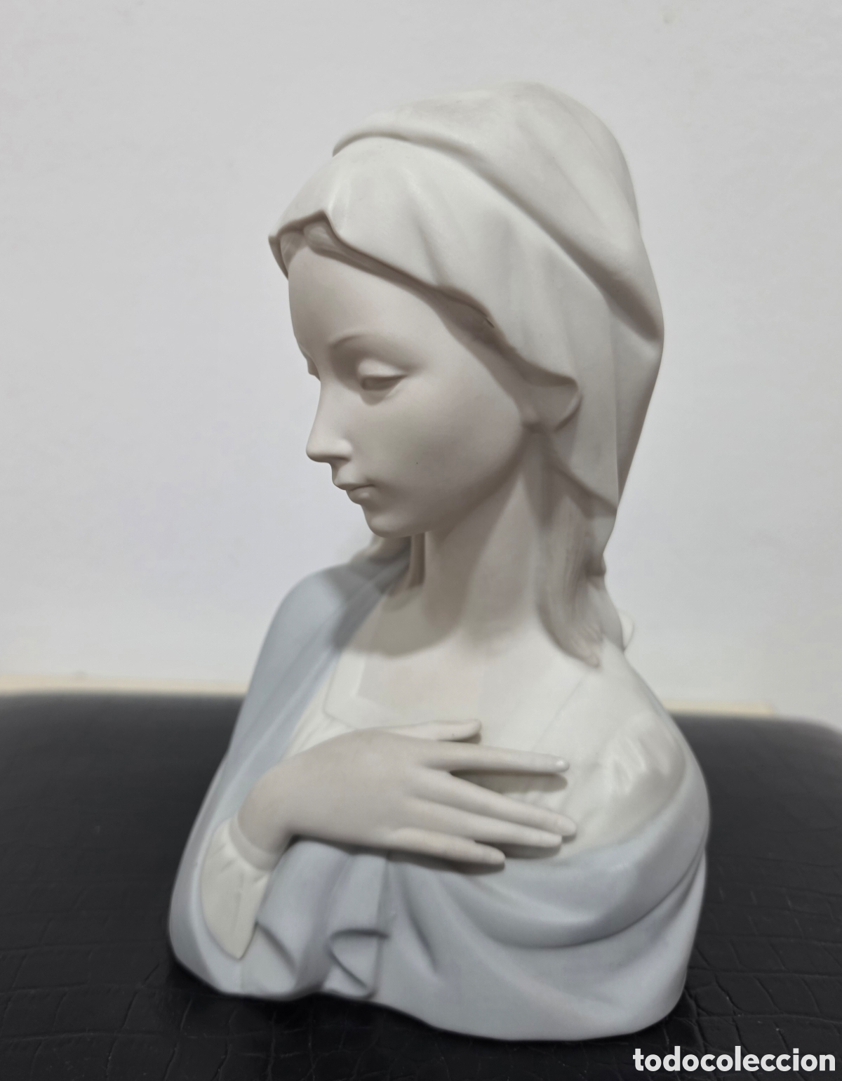 Antig&uuml;edades: Figura Lladr&oacute; Porcelana &rdquo;Cabeza de Virgen &rdquo;