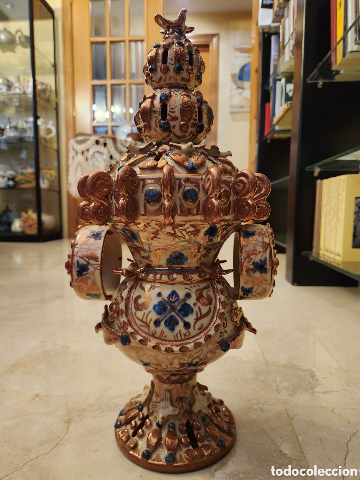 Antiques: Albahaquera cer&aacute;mica de Manises