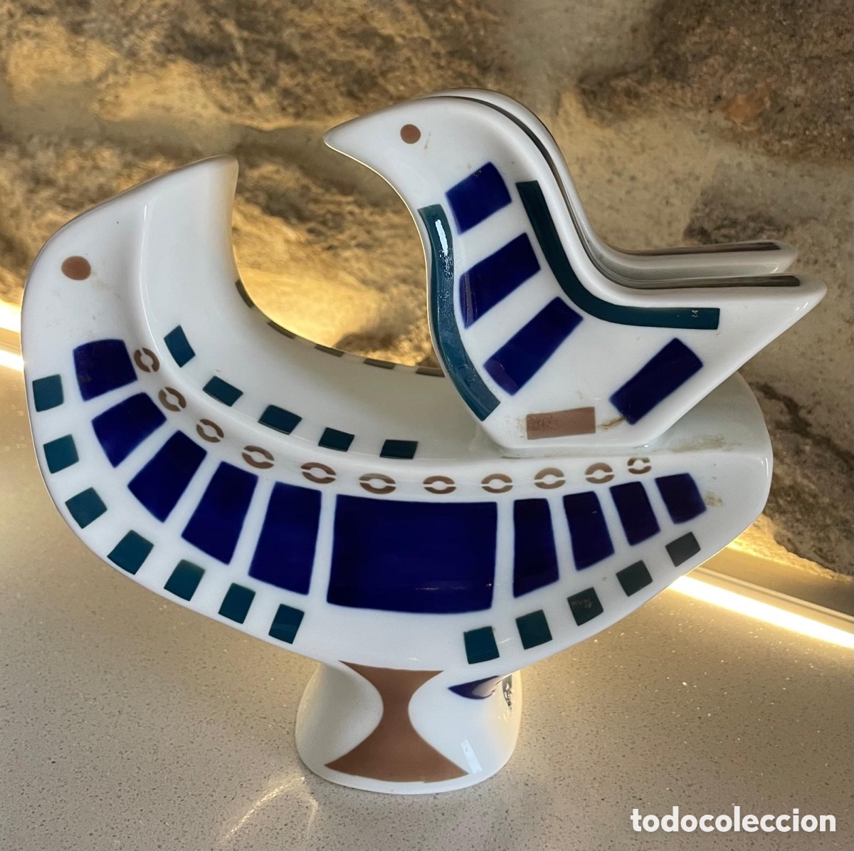 Antig&uuml;edades: Figura p&aacute;jaro sargadelos - Foto 1