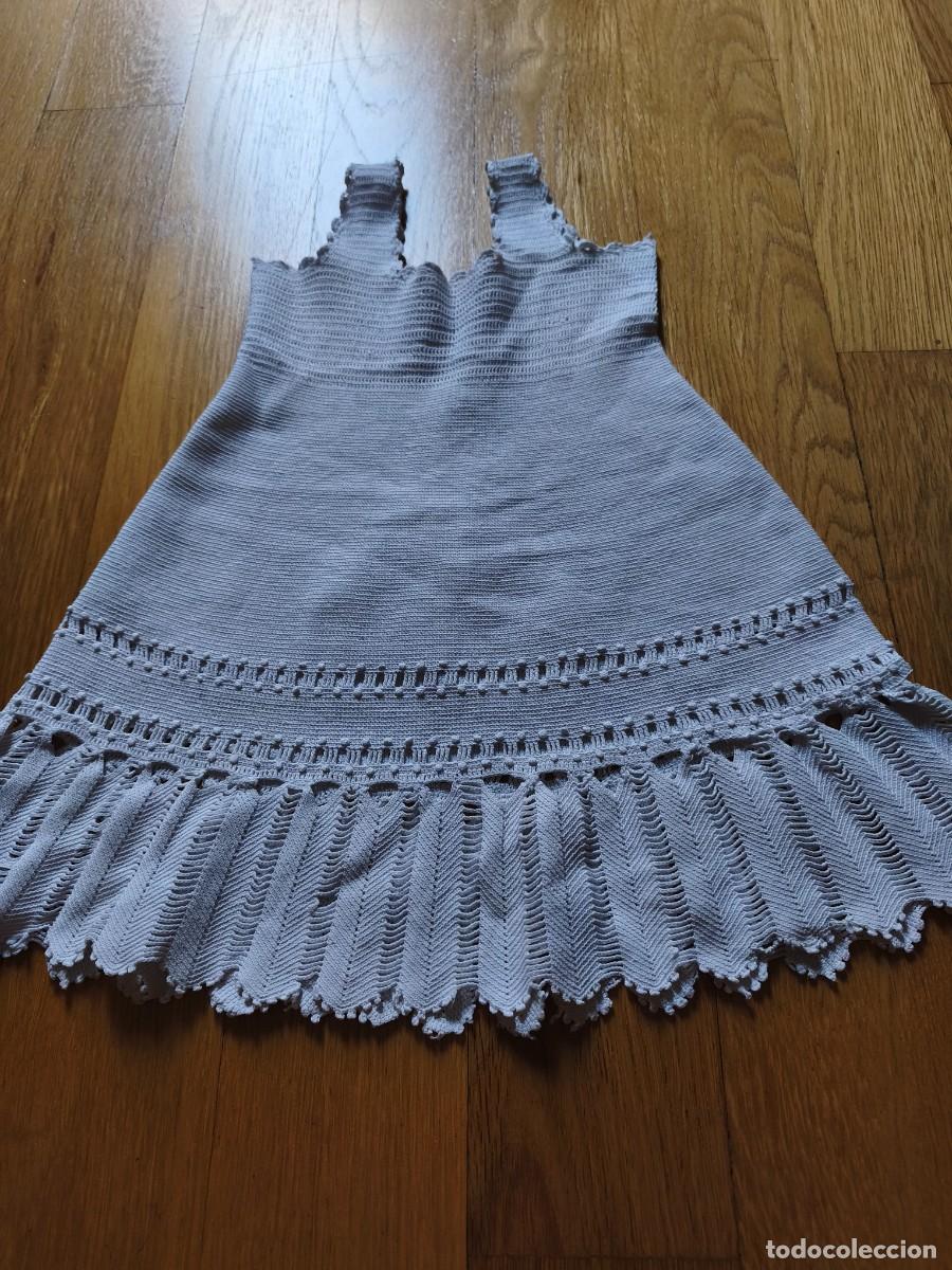 Antig&uuml;edades: VESTIDO DE NI&Ntilde;A A&Ntilde;OS 40-50 TEJIDO MANUAL