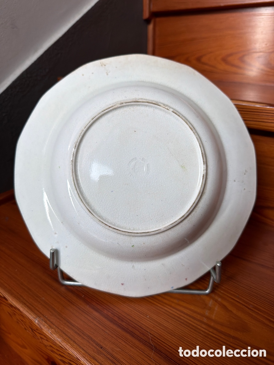Antig&uuml;edades: Plato de cer&aacute;mica de sargadelos - Foto 2