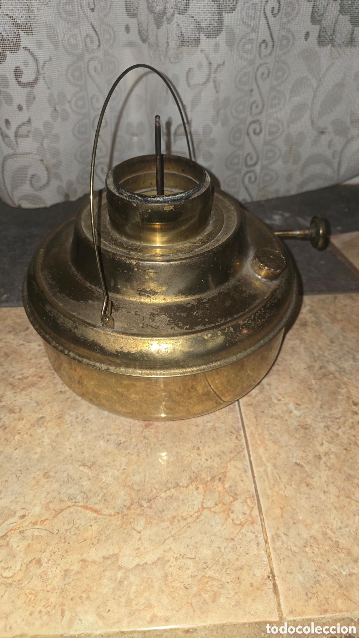 Antig&uuml;edades: Hornillo infiernillo de alcohol antiguo