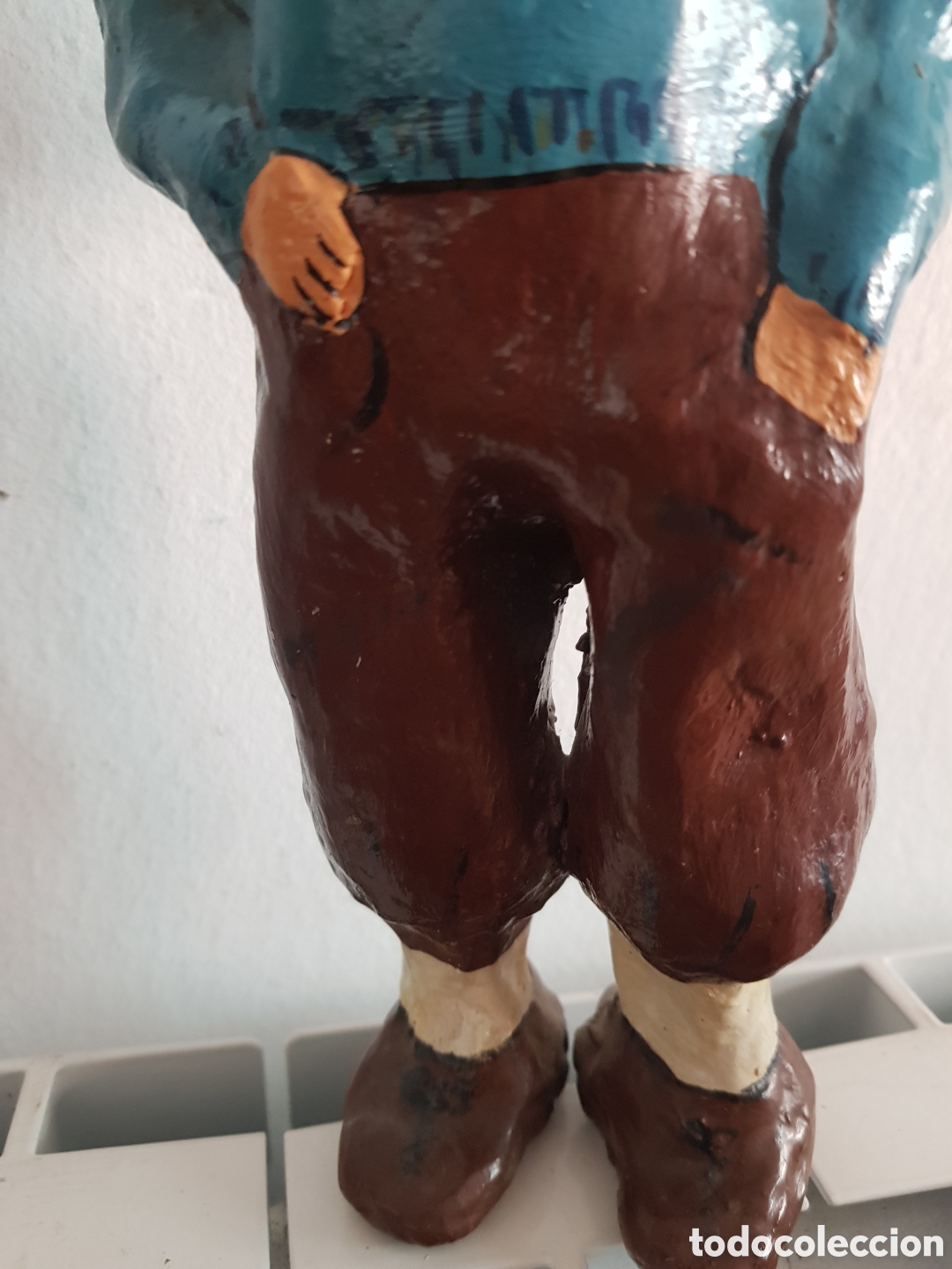 Antig&uuml;edades: Tintin papel mache. 29 cms - Foto 3