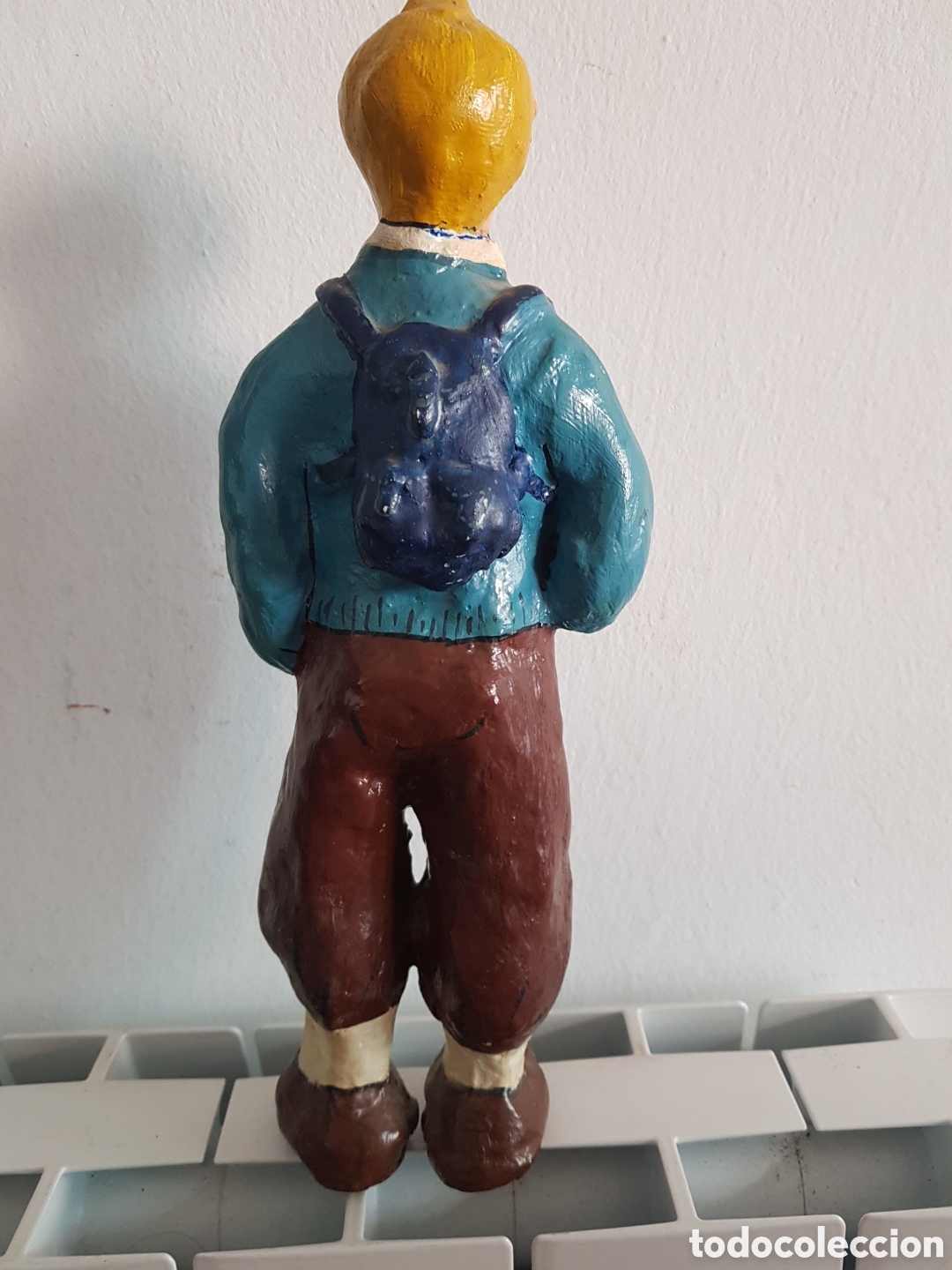 Antig&uuml;edades: Tintin papel mache. 29 cms - Foto 5