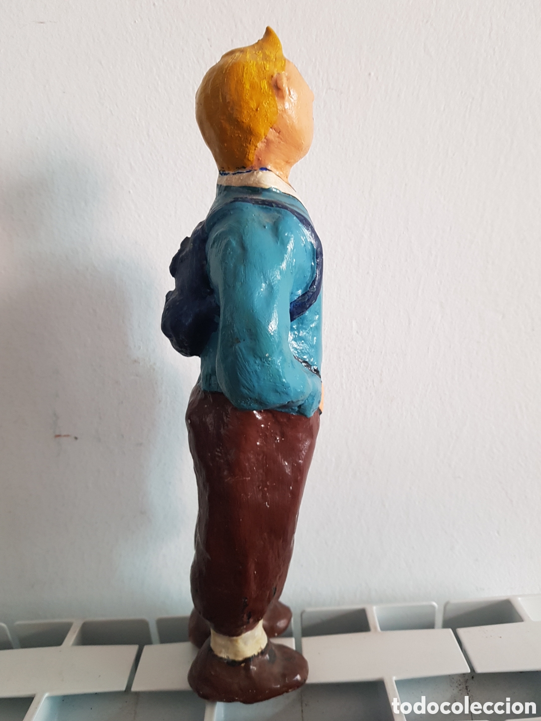 Antig&uuml;edades: Tintin papel mache. 29 cms - Foto 6