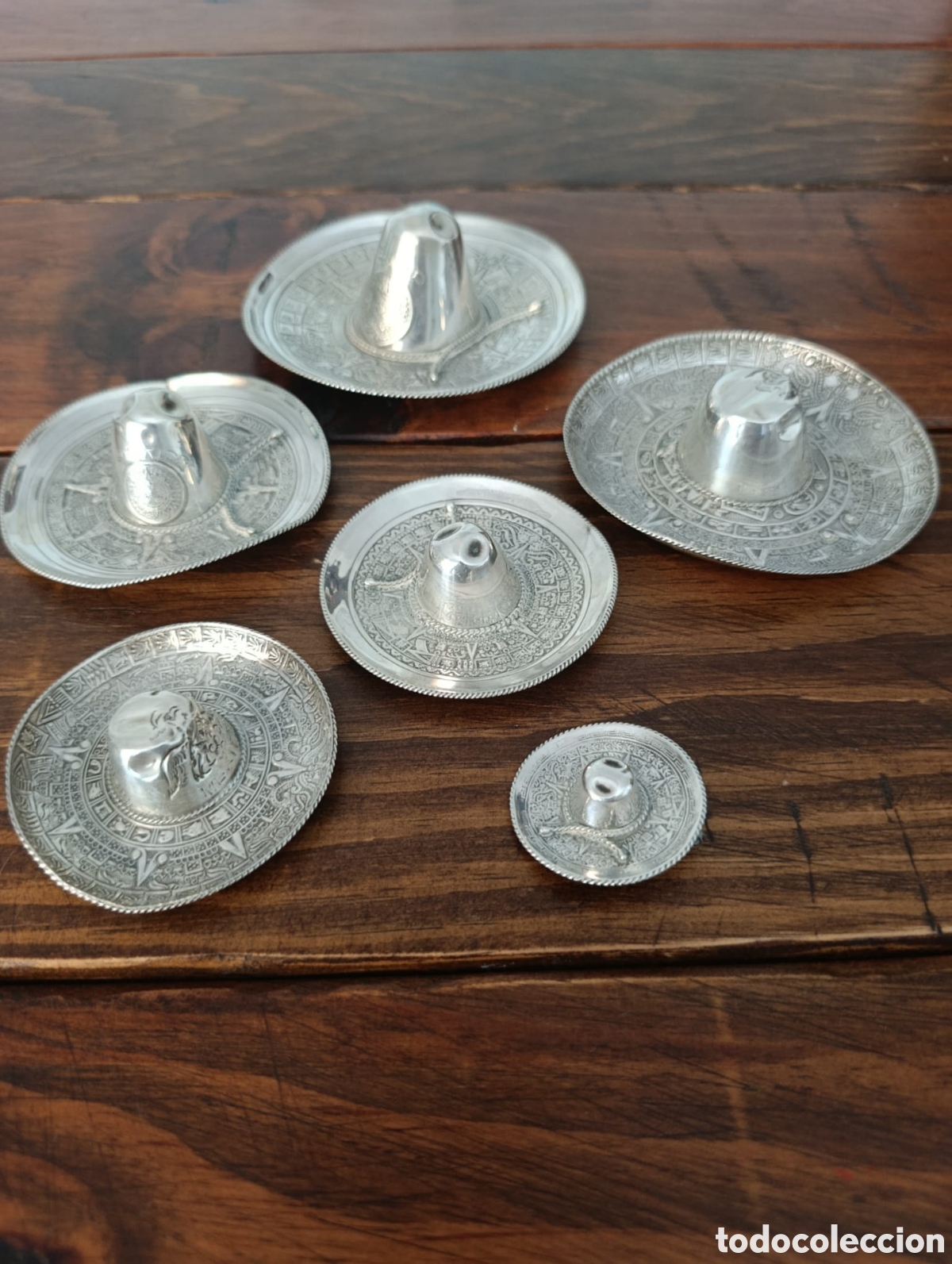 Antig&uuml;edades: Sombreros mexicanos de plata
