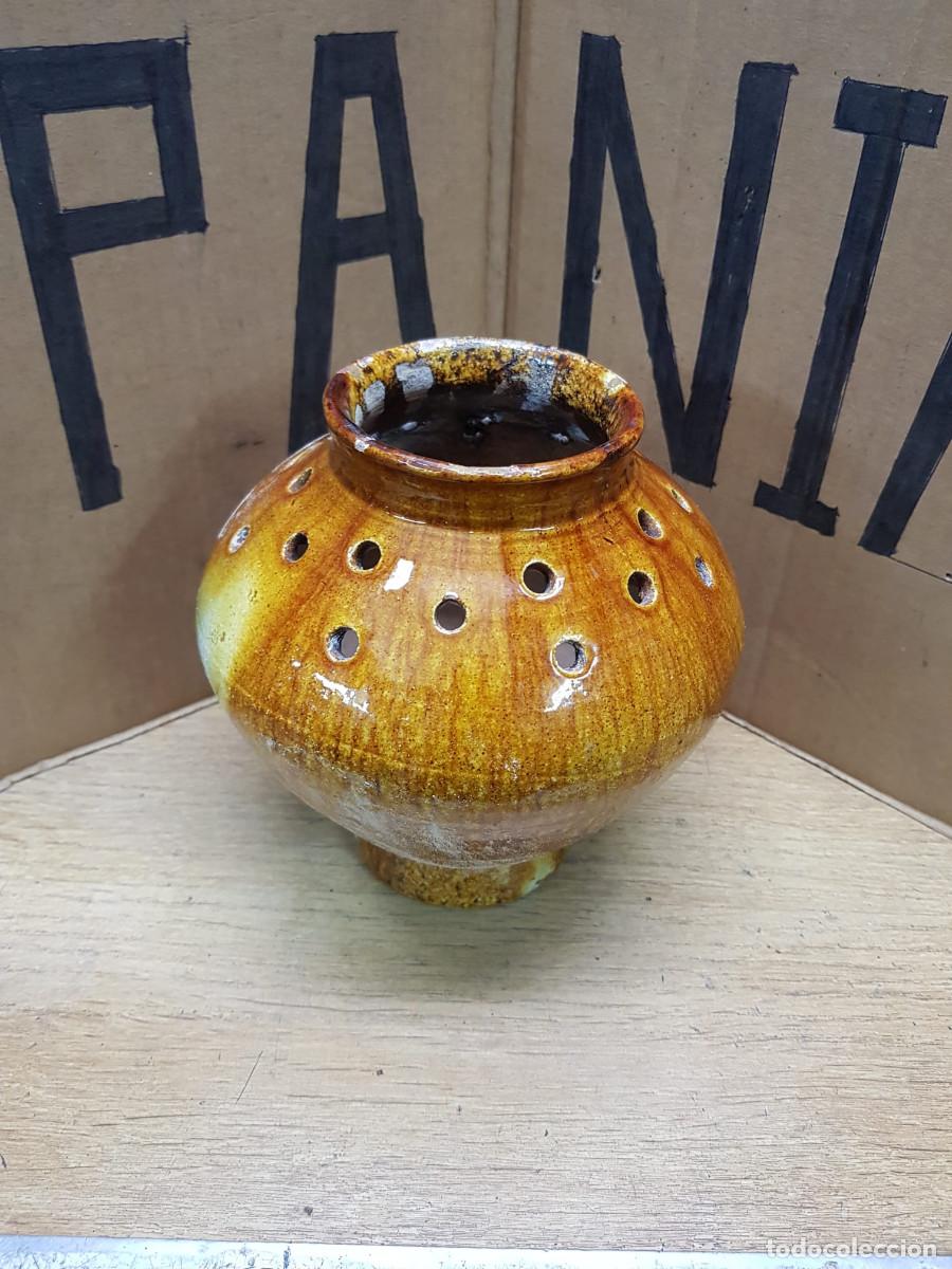 Antig&uuml;edades: ANTIGUO JARRON DE CERAMICA DE NIJAR