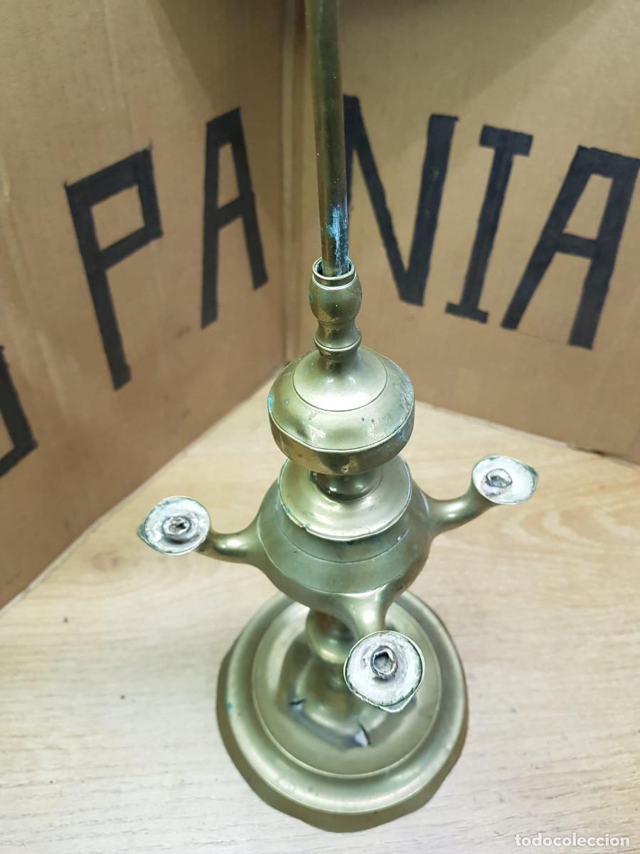 Antig&uuml;edades: ANTIGUO VELON DE BRONCE - Foto 2
