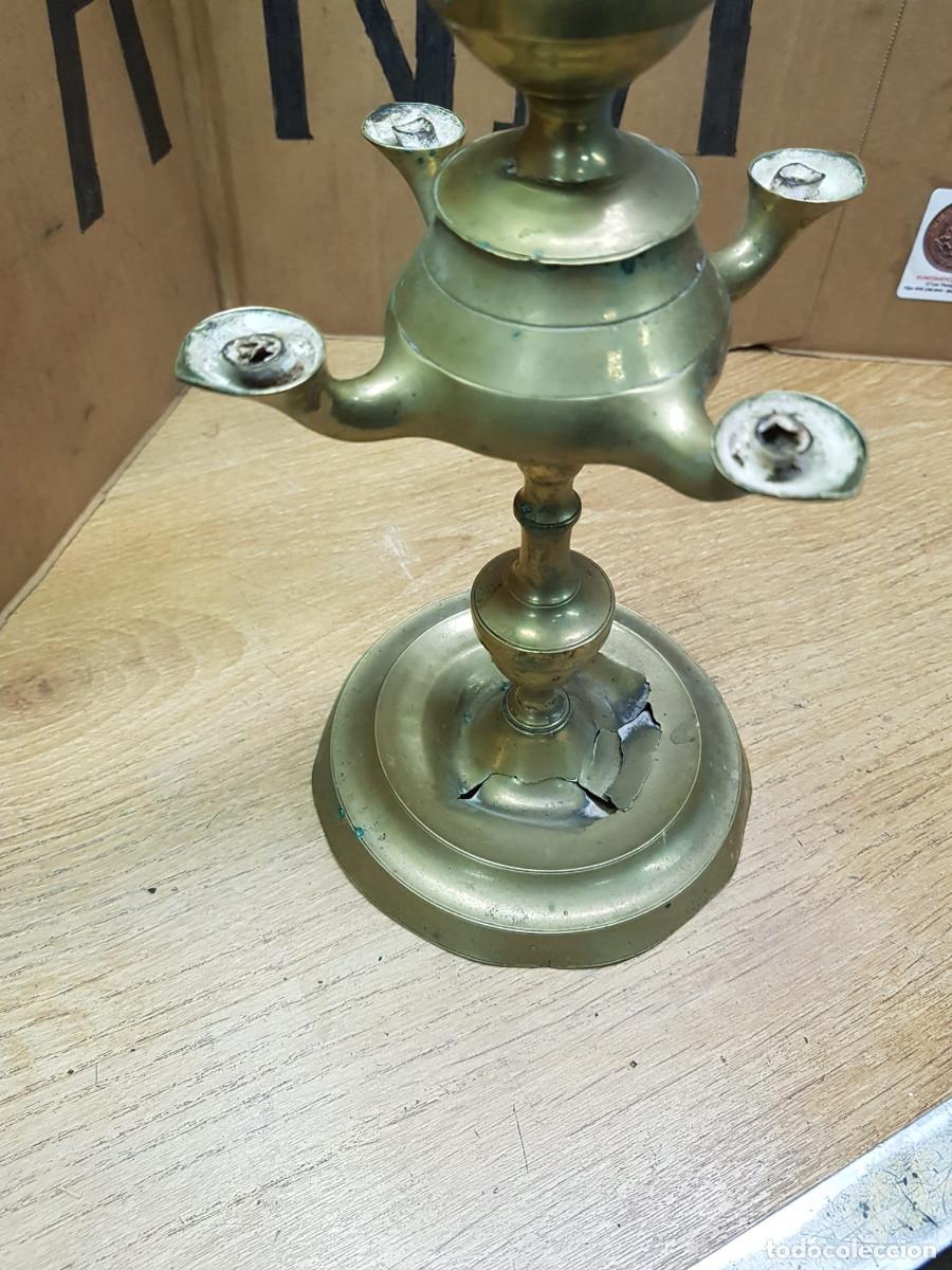 Antig&uuml;edades: ANTIGUO VELON DE BRONCE - Foto 3