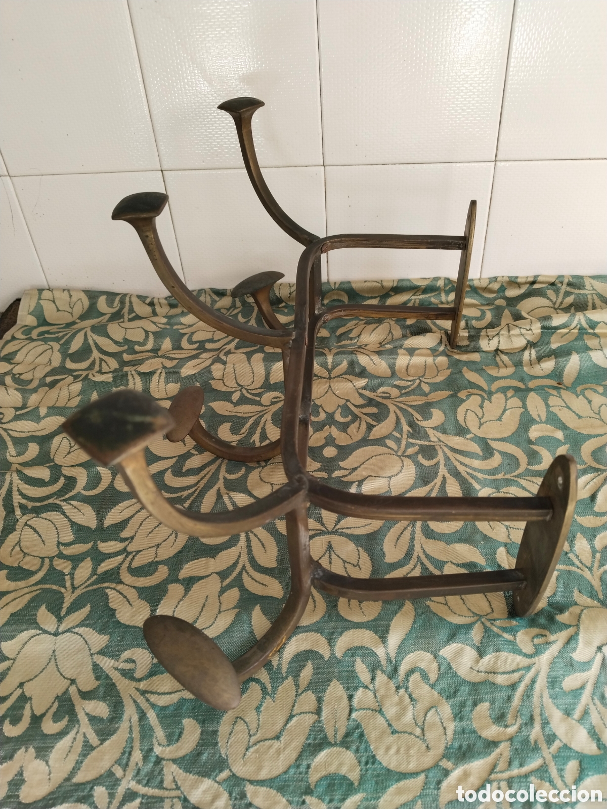 Antig&uuml;edades: PERCHERO ANTIGUO EN BRONCE - Foto 2