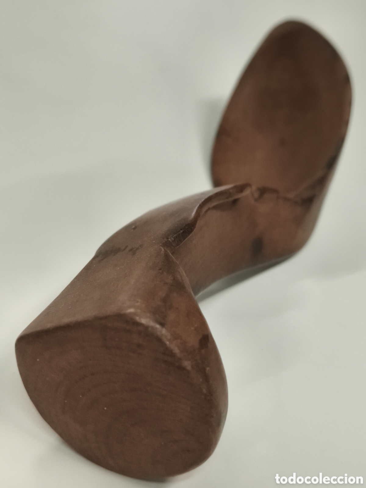 Antig&uuml;edades: Cuchara de madera arte pastoril - Foto 5