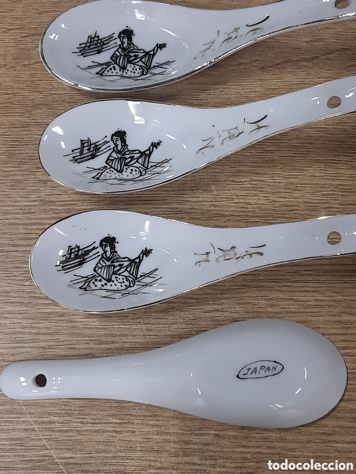 Antiquit&auml;ten: Lote de cucharas japoneses