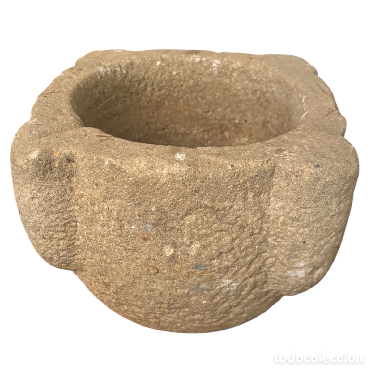 Antig&uuml;edades: Bonito mortero antiguo siglo XVII en piedra.