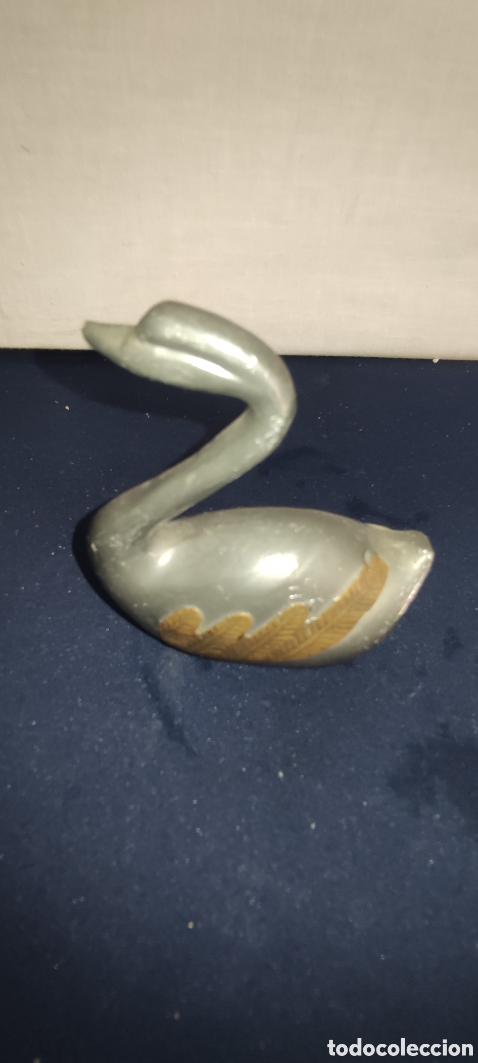 Antig&uuml;edades: Figura cisne en esta&ntilde;o - Foto 4