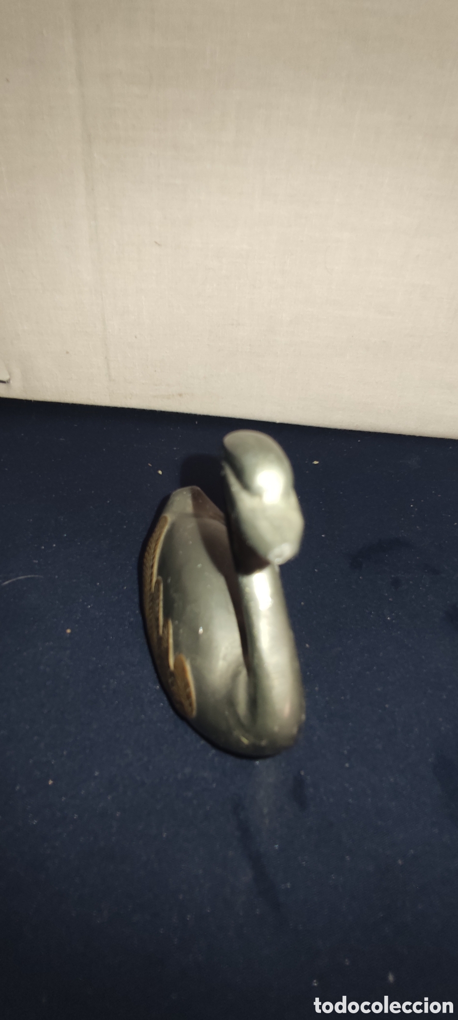 Antig&uuml;edades: Figura cisne en esta&ntilde;o - Foto 6