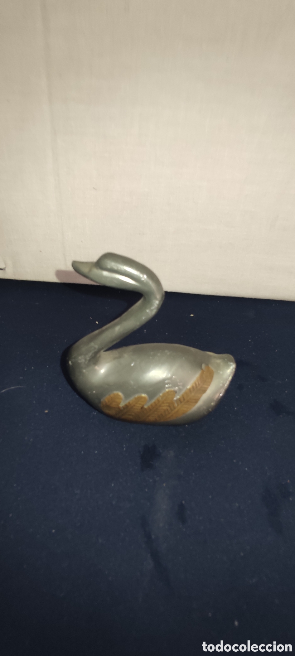 Antig&uuml;edades: Figura cisne en esta&ntilde;o - Foto 7