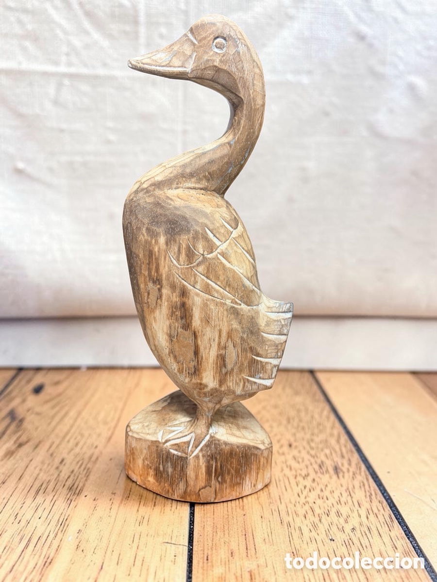 Antig&uuml;edades: Antiguo pato de madera - Foto 2