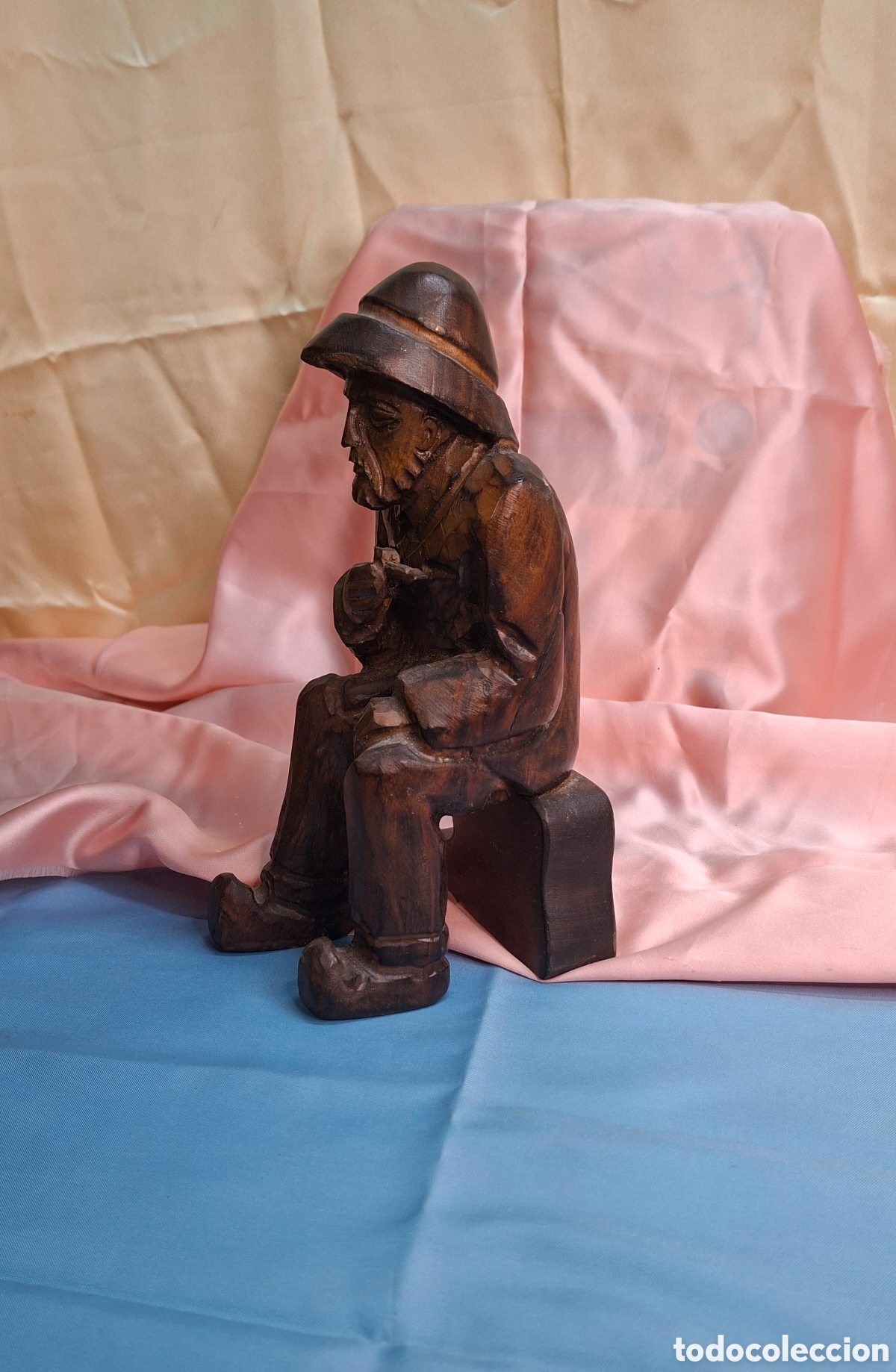 Antig&uuml;edades: Talla de madera del Siglo XX - Foto 9
