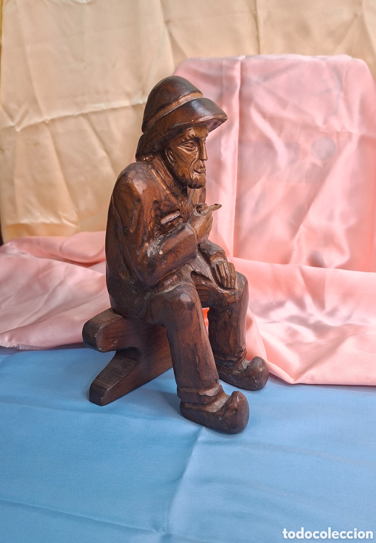 Antig&uuml;edades: Talla de madera del Siglo XX - Foto 10