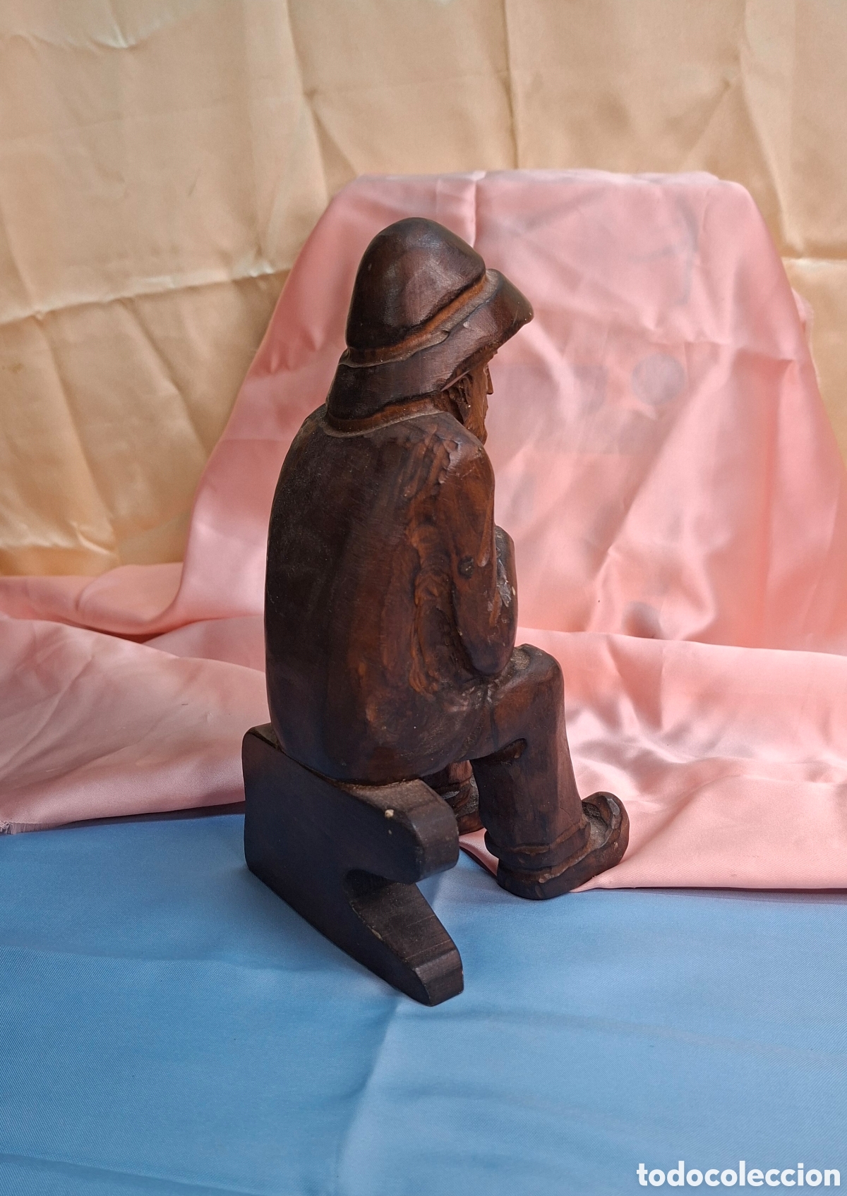 Antig&uuml;edades: Talla de madera del Siglo XX - Foto 11