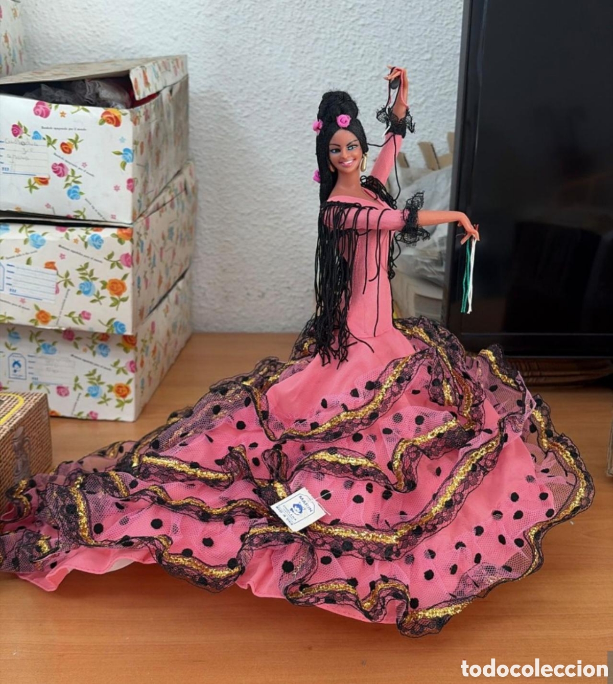 Antig&uuml;edades: Mu&ntilde;ecas flamencas MARIN a&ntilde;os 60