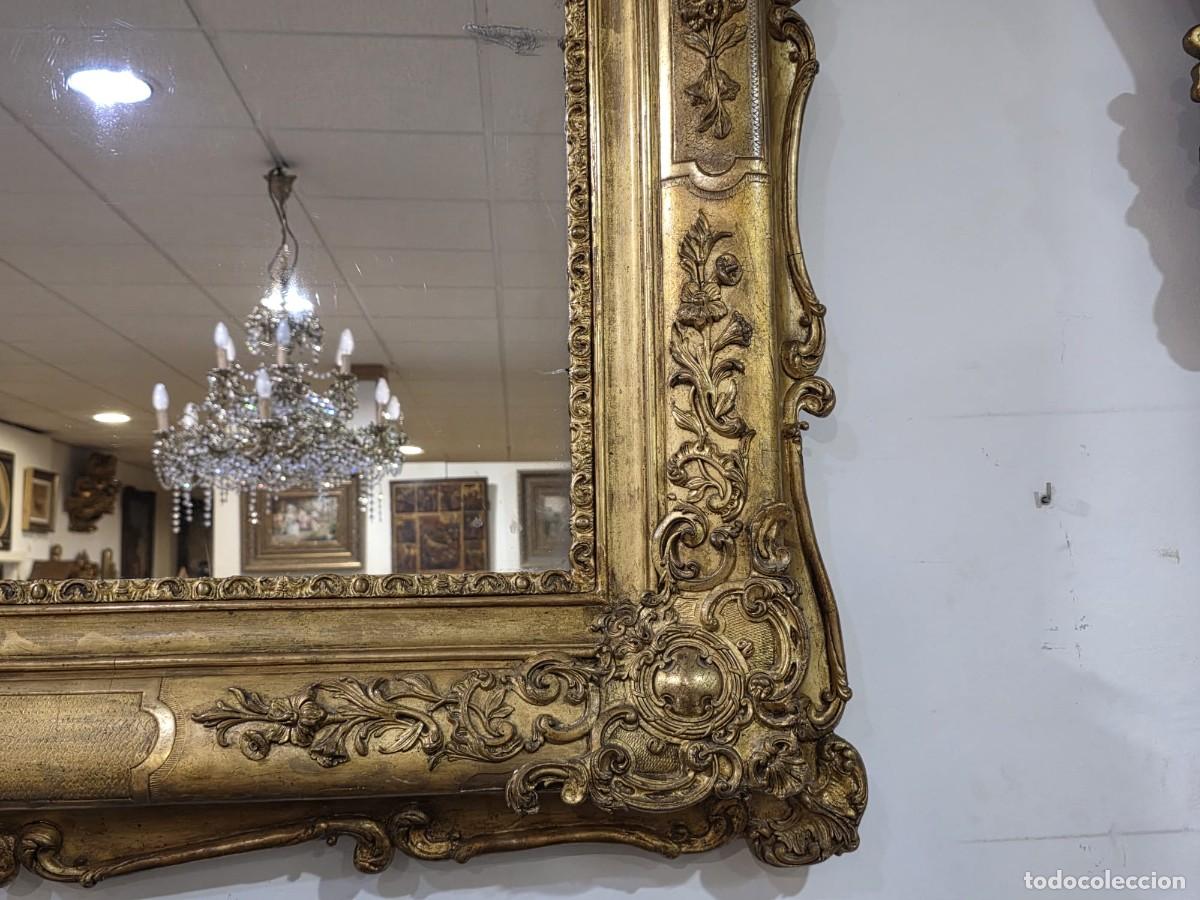Antig&uuml;edades: GRAN ESPEJO LUIS XV MADERA ORO - Foto 6