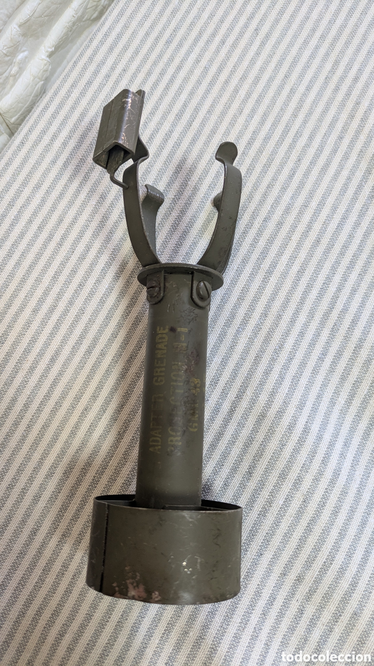 Antig&uuml;edades: Adaptador para m1 Garand de granada mk2 original 1945