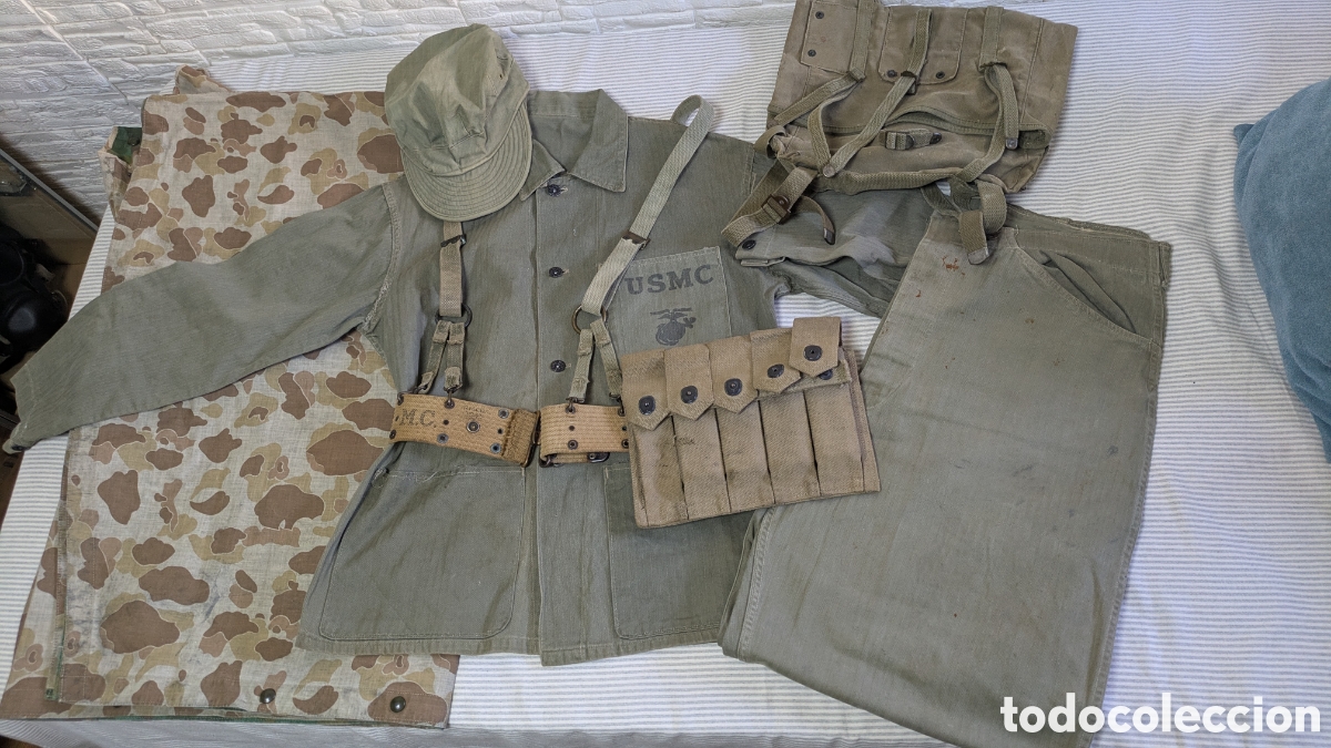 Antig&uuml;edades: Uniforme USMC segunda guerra mundial original