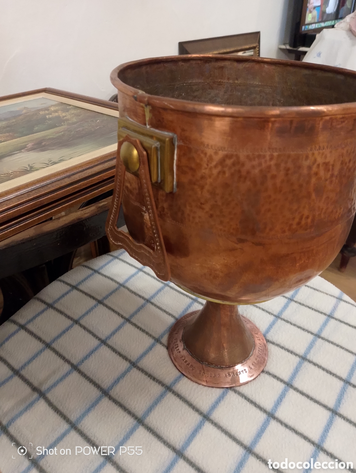 Antig&uuml;edades: Jarra de cobre antigua - Foto 3