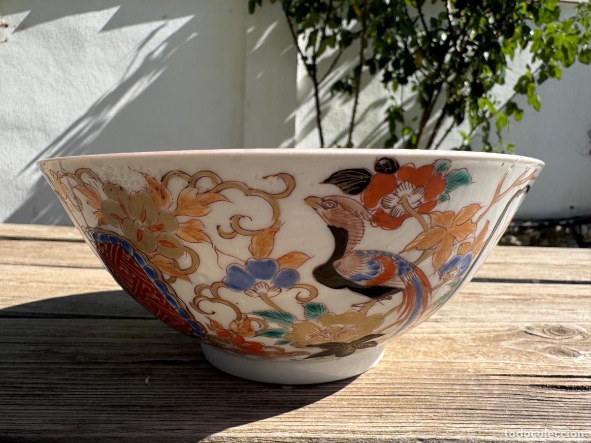 Antiquit&auml;ten: Cuenco porcelana Jap&oacute;n s XIX XX Imari kutani 20x20cms