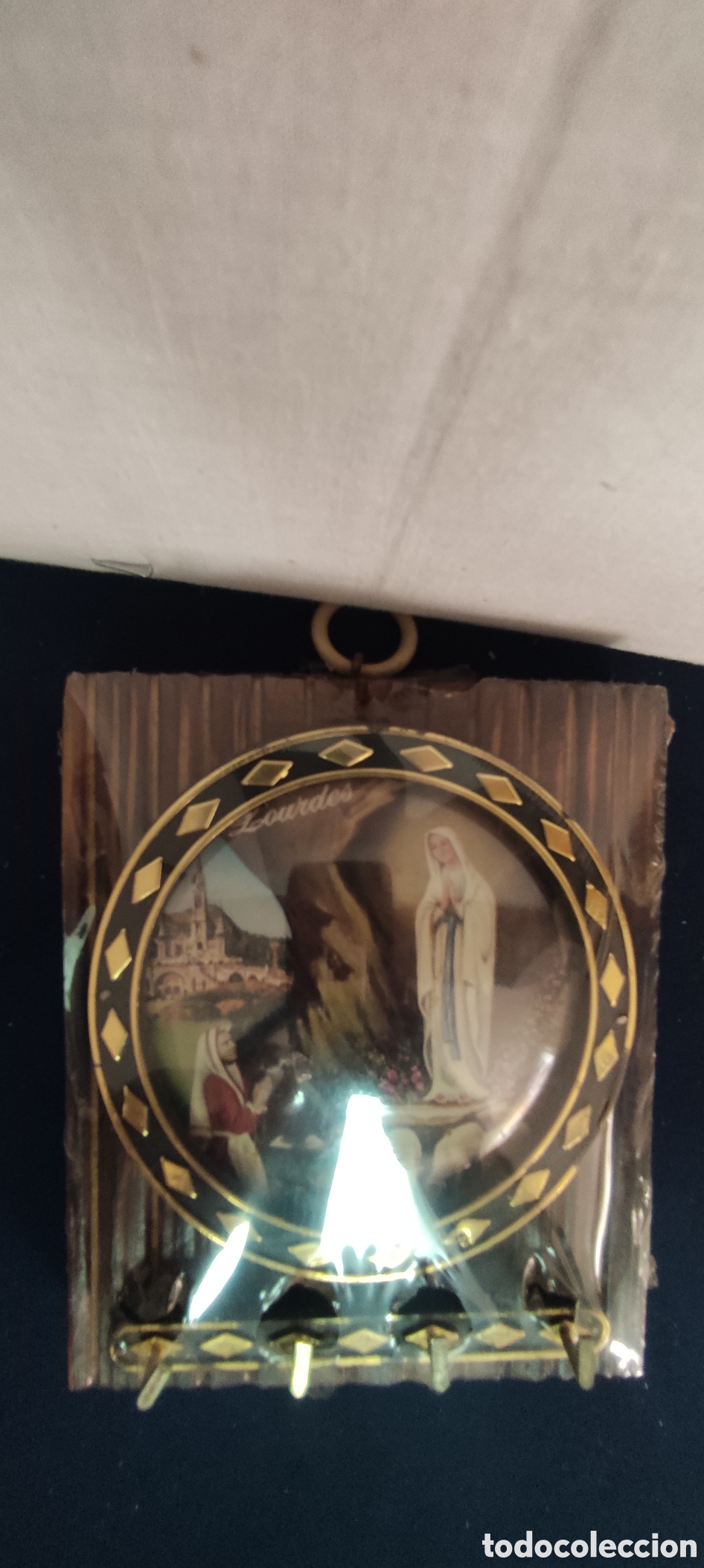 Antig&uuml;edades: Cuelga llaves virgen - Foto 4