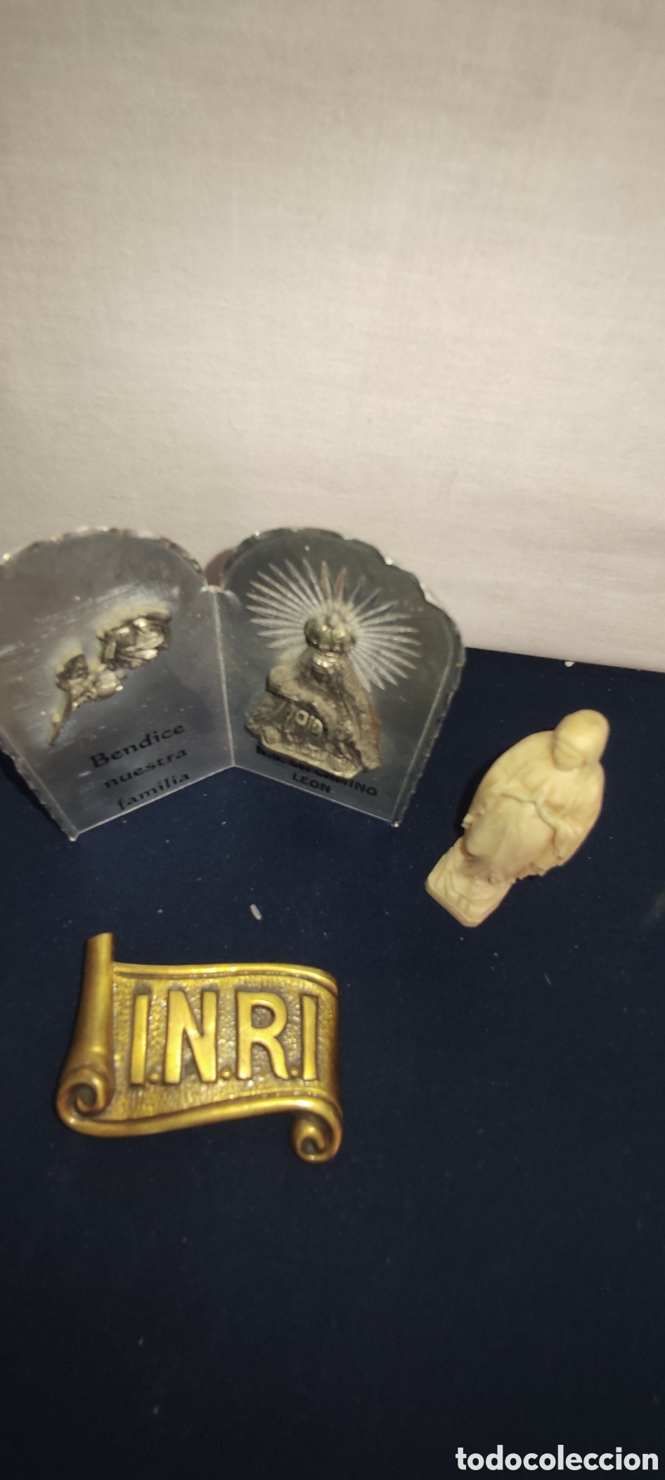 Antig&uuml;edades: Lote art&iacute;culos religiosos - Foto 4