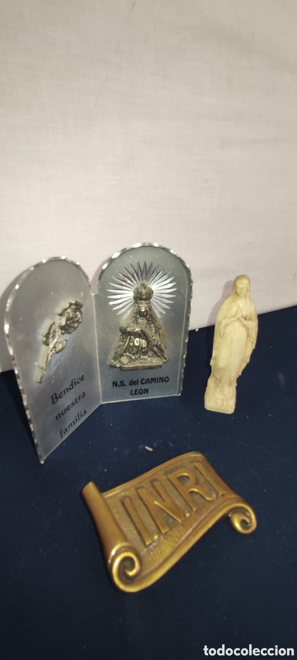 Antig&uuml;edades: Lote art&iacute;culos religiosos - Foto 5