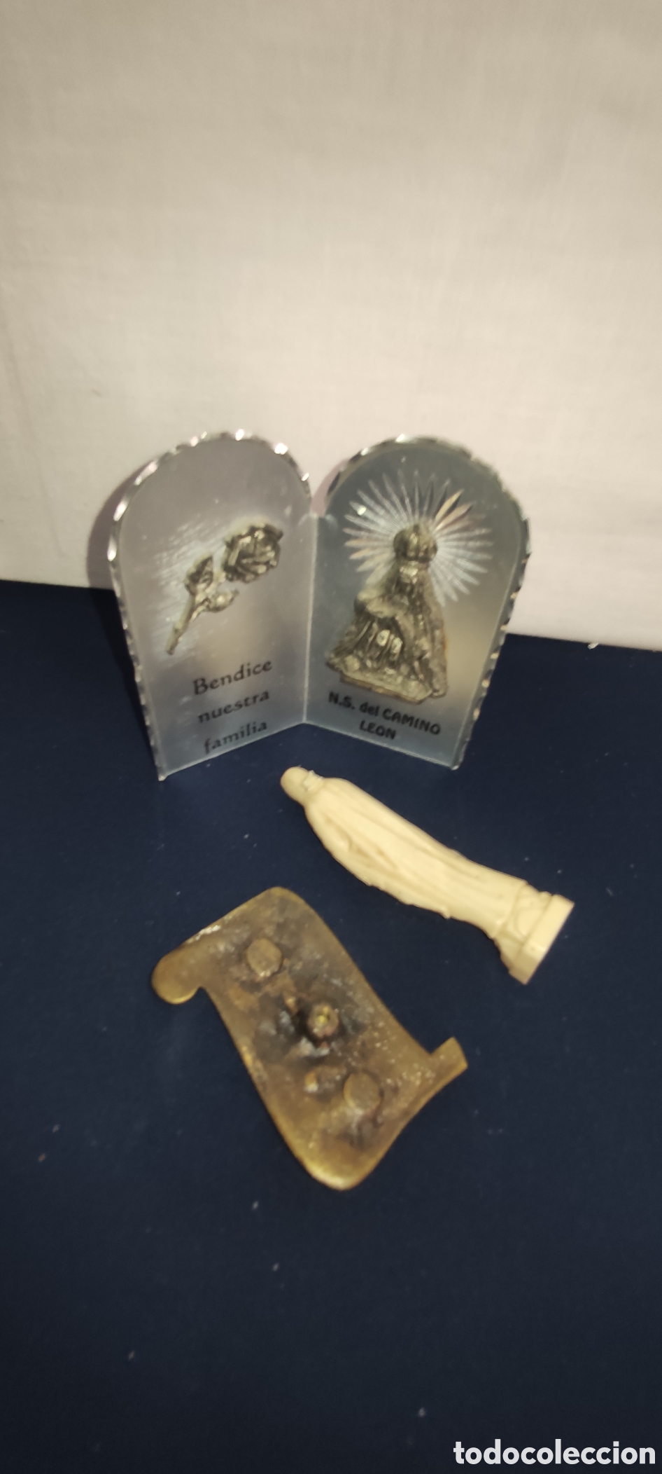 Antig&uuml;edades: Lote art&iacute;culos religiosos - Foto 7