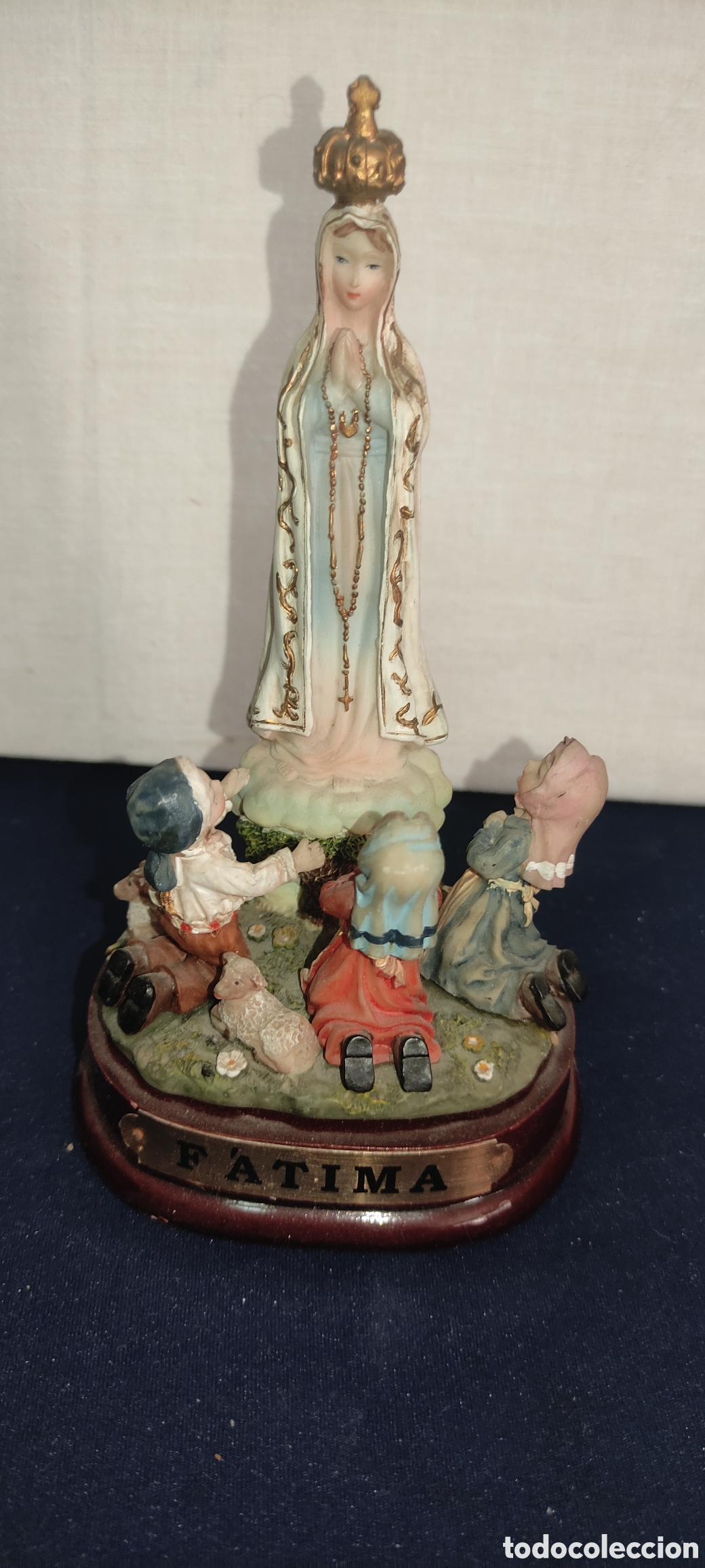 Antig&uuml;edades: Figuera virgen de F&aacute;tima - Foto 2