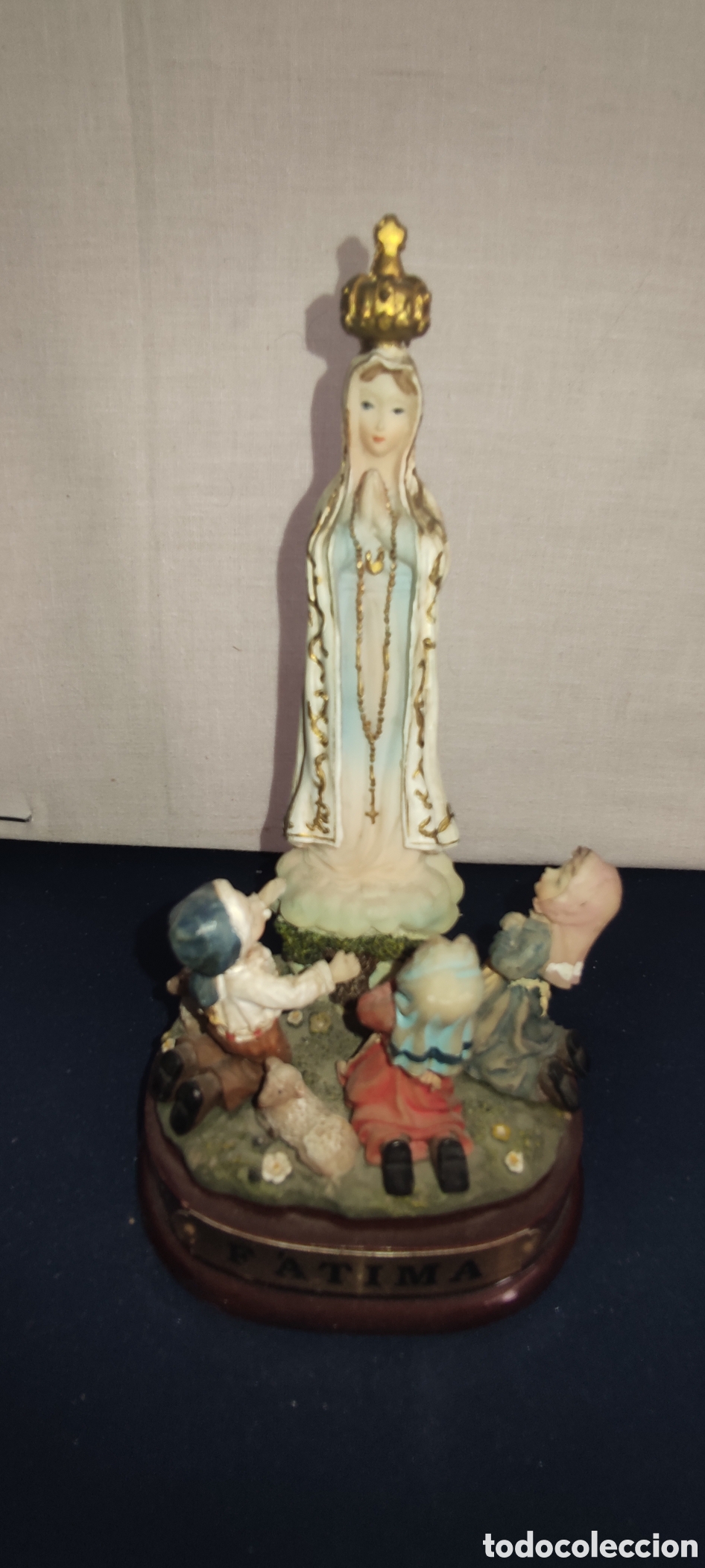 Antig&uuml;edades: Figuera virgen de F&aacute;tima - Foto 3
