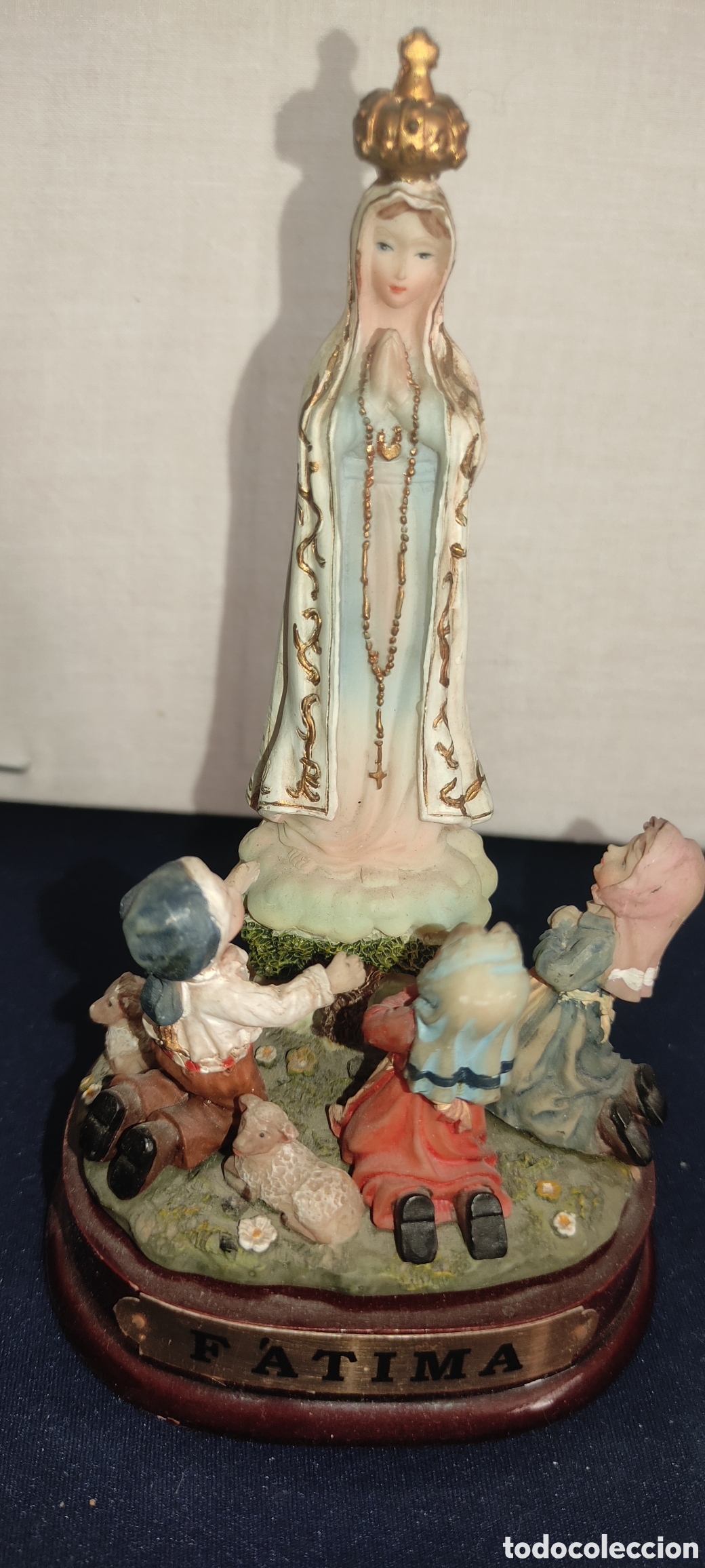 Antig&uuml;edades: Figuera virgen de F&aacute;tima - Foto 7
