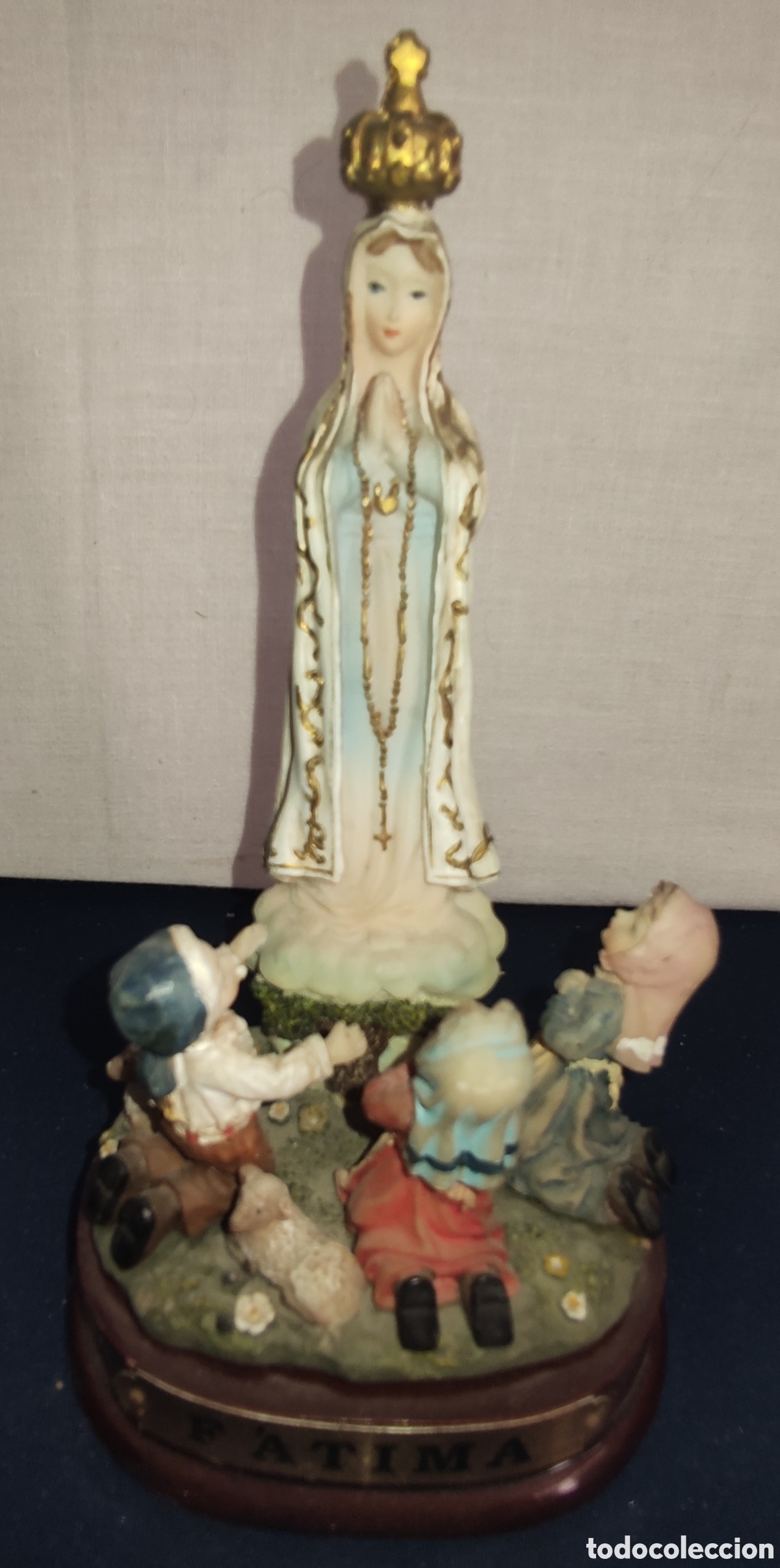 Antig&uuml;edades: Figuera virgen de F&aacute;tima - Foto 1