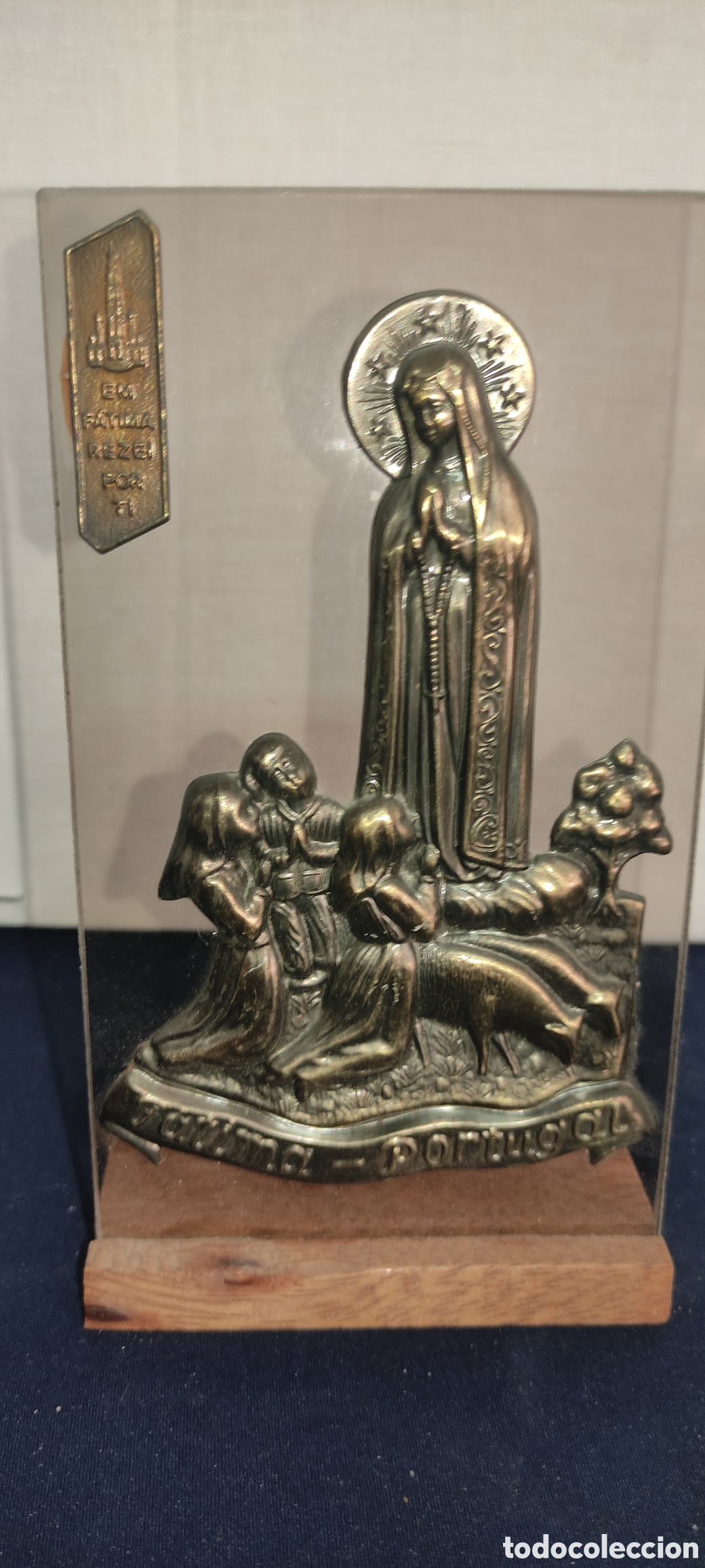 Antig&uuml;edades: Figura Virgen de Fatima - Foto 2
